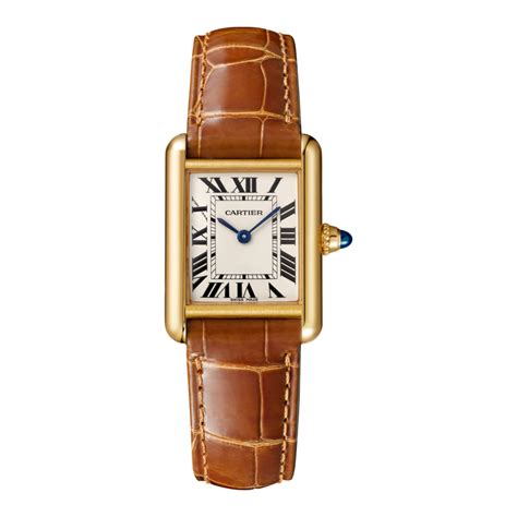 small gold cartier watch|goldsmiths cartier watches.